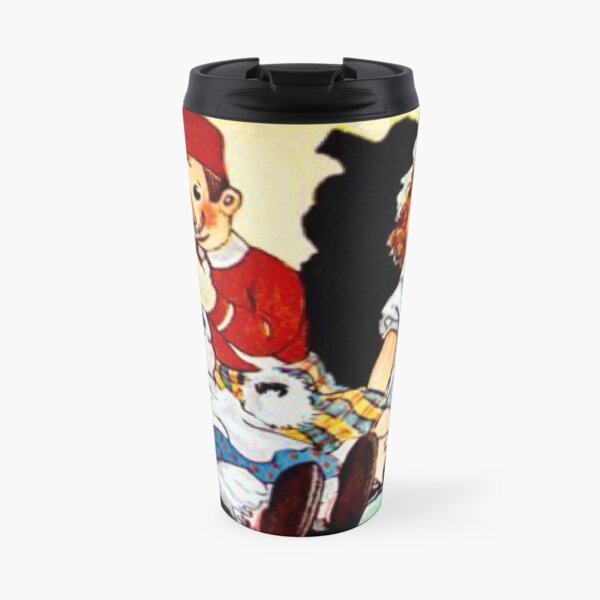 “Uncle Clem Comforts Raggedy Ann” by Johnny Gruelle 1922 Travel Mug