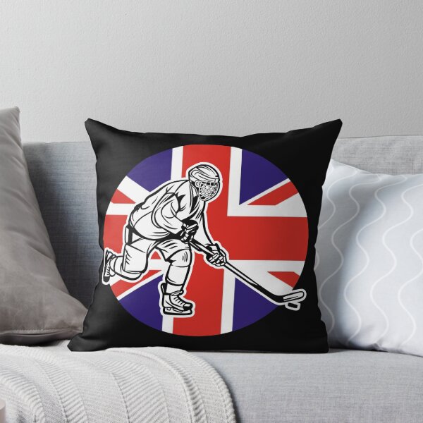 Item preview, Hockey player flag english designed and sold by Astralia.