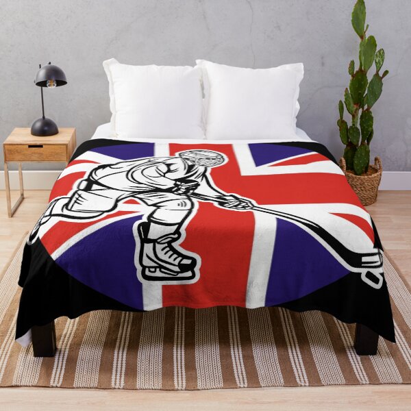 Item preview, Hockey player flag english designed and sold by Astralia.