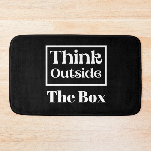 Item preview, thinks outside the box , think outside the box meaning , motivational quotes , motivational quotes for work designed and sold by artisserv.