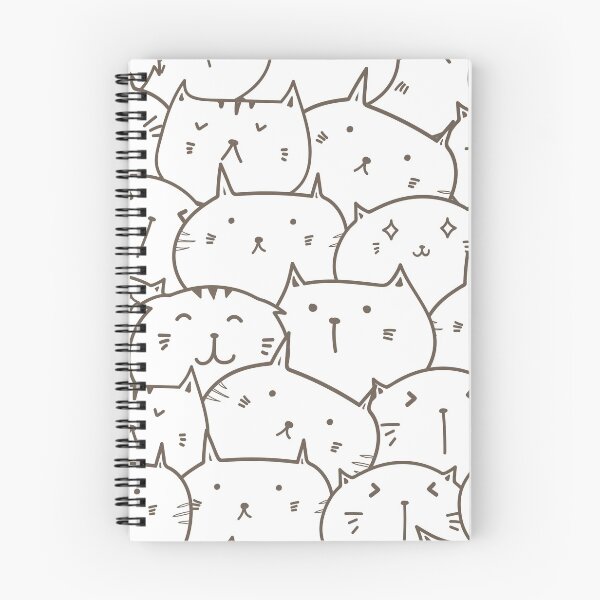 Item preview, cats designed and sold by Merchbybells.