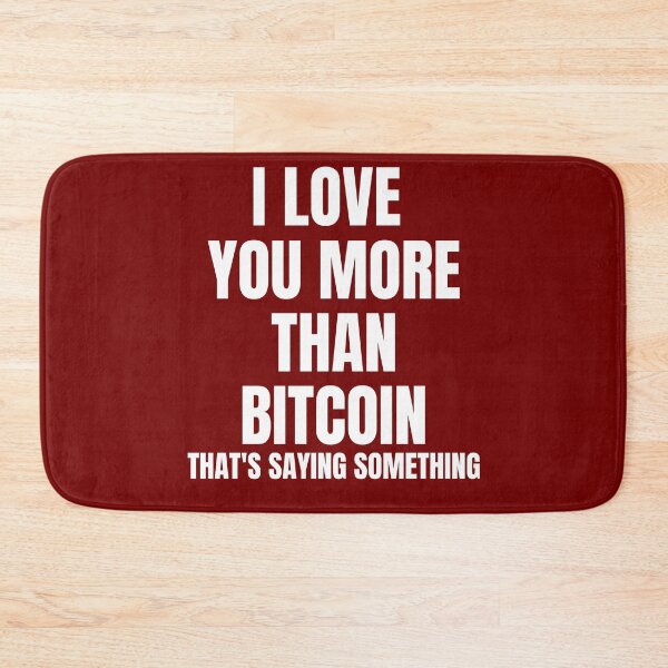 Item preview, I love you more than bitcoin v2- Valentines Day designed and sold by Bitcoin-Fashion.