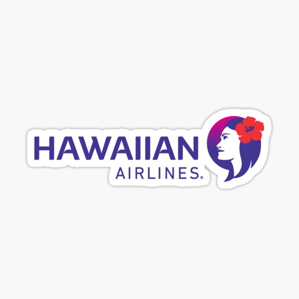 Hawaiian Airlines official logo Sticker