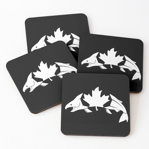 Item preview, Canadian Salmon White Logo designed and sold by Vancity Printees.