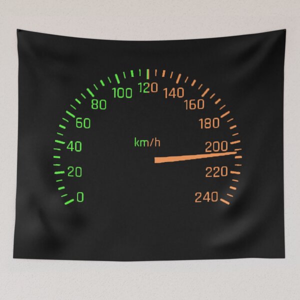 Item preview, Car Speed Display Cool Green Orange  designed and sold by niksy.