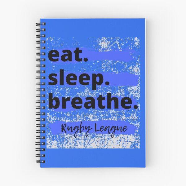 Item preview, Eat. Sleep. Breathe. Rugby League - Warrington Colours designed and sold by FrankieFrinkle.