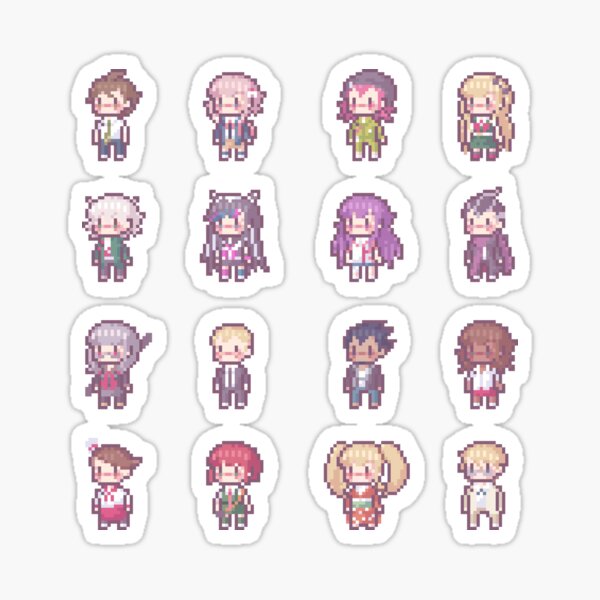 SDR2 Class Tiny Pixel Set Sticker