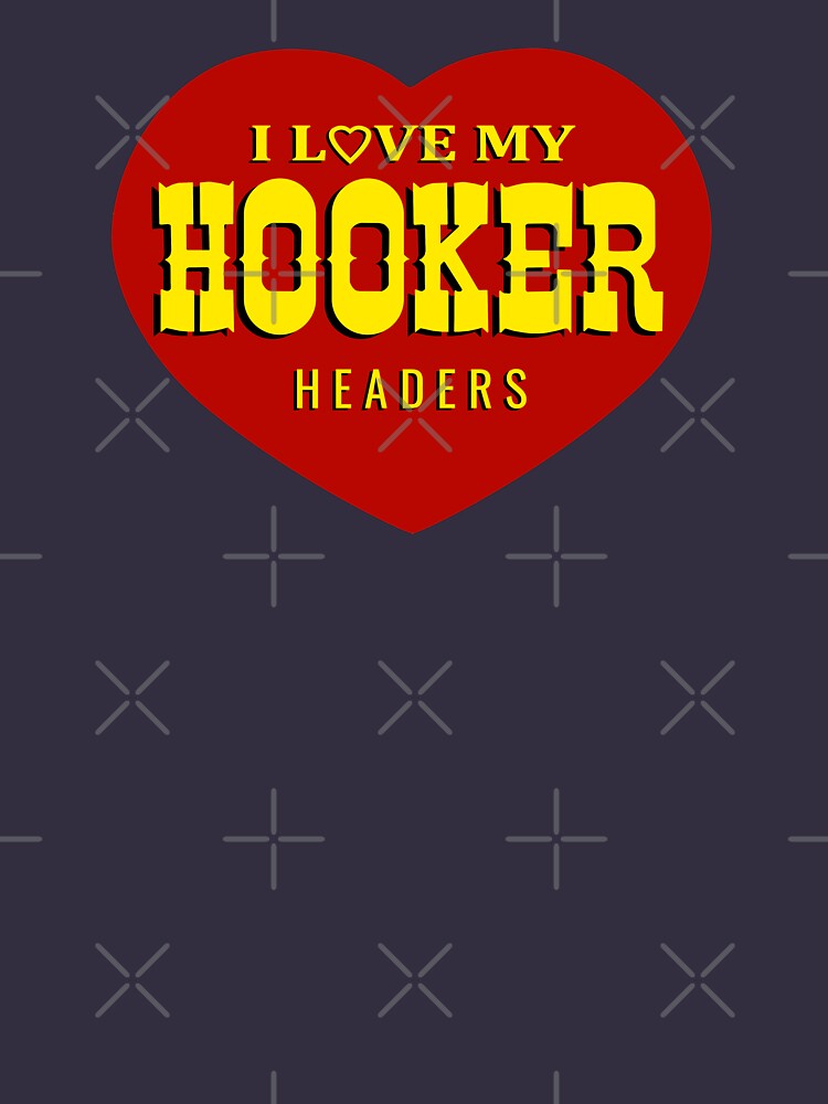 hooker headers t shirt