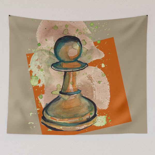 Item preview, Pawn watercolor painting designed and sold by xantilly.