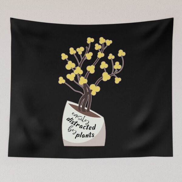 Item preview, easily distracted by plants designed and sold by noahs-shop.