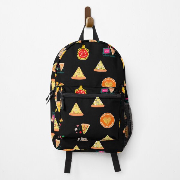 Item preview, Foodies Exist For Pizza Date Night – Cute Pepperoni Cheese Sticker Pack designed and sold by The Green Corner.