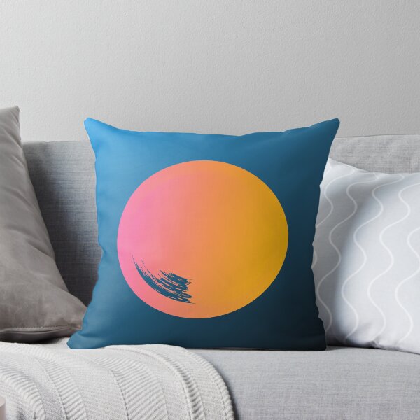 Item preview, Pink To Orange Circle Blue Background designed and sold by dino8.