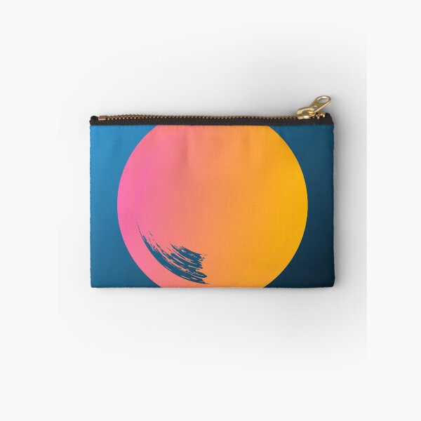 Item preview, Pink To Orange Circle Blue Background designed and sold by dino8.