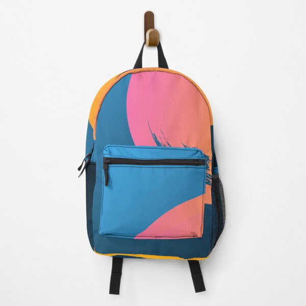 Item preview, Pink To Orange Circle Blue Background designed and sold by dino8.