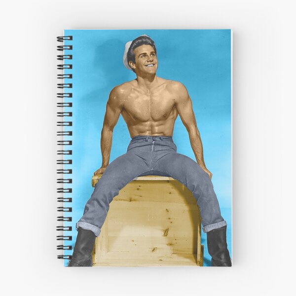 Item preview, Sailor's Smile, Colorized Vintage Physique Image designed and sold by IntersectPhoto.