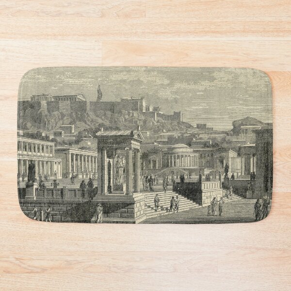 Item preview, Ancient Athens Illustration designed and sold by ClassicalGreece.