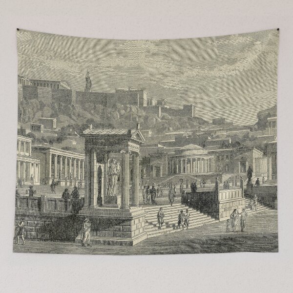 Item preview, Ancient Athens Illustration designed and sold by ClassicalGreece.