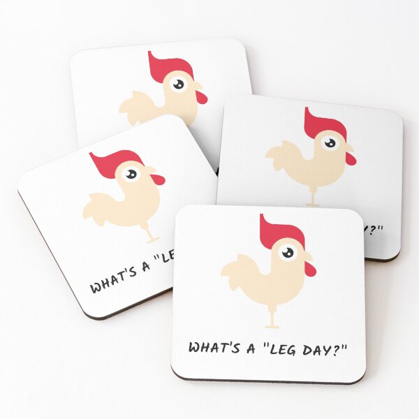 Item preview, What's a "Leg Day?" - Funny Fitness Chicken designed and sold by Matt Ballinger.