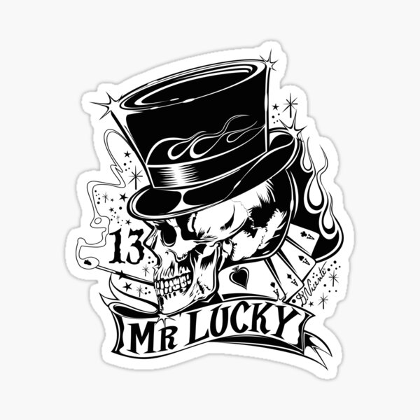 M. LUCKY Sticker