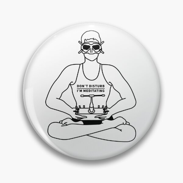 Item preview, FPV Drone Pilot T-Shirt 'Don't disturb, I'm meditating' designed and sold by funpix-shop.