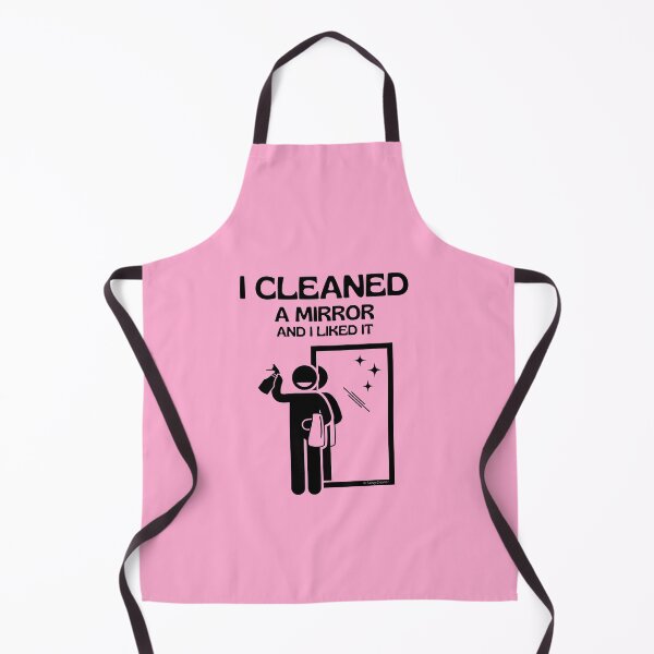Item preview, I Cleaned A Mirror And I Liked It Spray Bottle Housekeeping Humor designed and sold by SavvyCleaner.