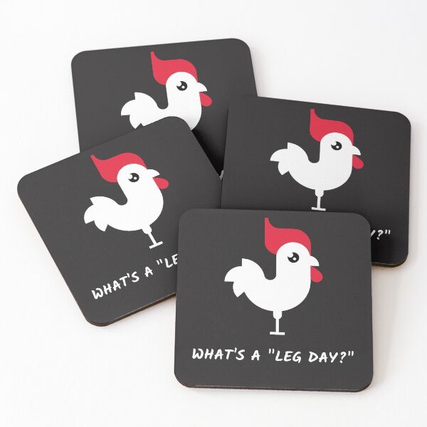 Item preview, What's a "Leg Day?" - Funny Fitness Chicken designed and sold by Matt Ballinger.