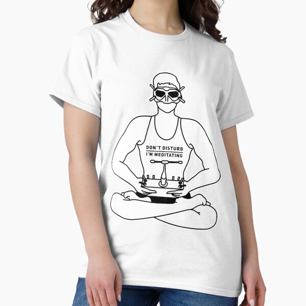 Item preview, FPV Drone Pilot T-Shirt 'Don't disturb, I'm meditating' designed and sold by funpix-shop.