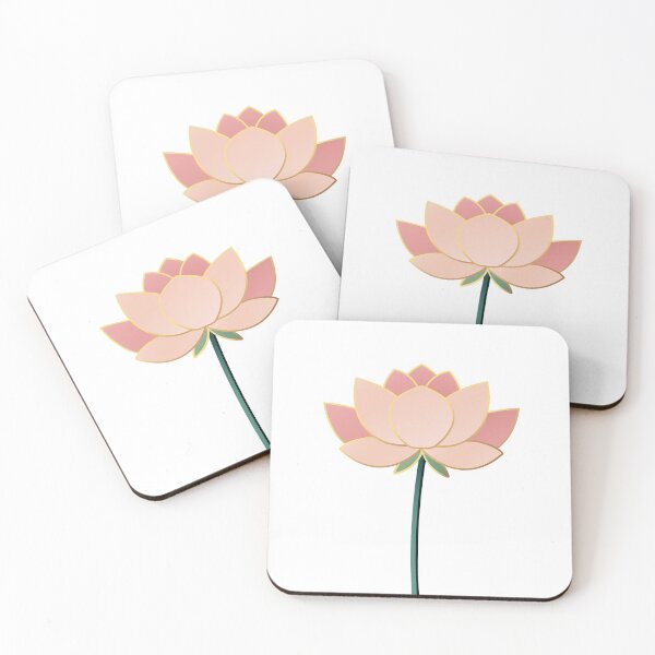 Item preview, Pink  and Gold Lotus Flower designed and sold by BitsndPieces.