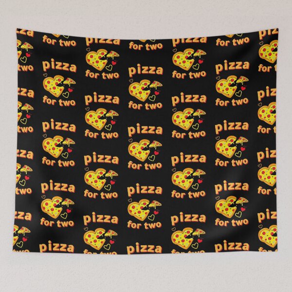Item preview, Pizza For Two – Cute Saint Valentines Present For Foodie Couple's Date designed and sold by The Green Corner.