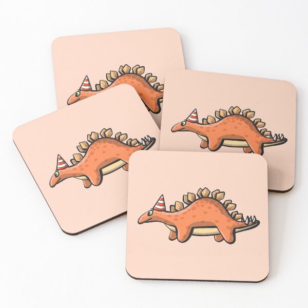 Item preview, Dino Stegosaurus party kids illustration designed and sold by Between Clouds.