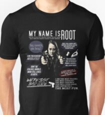 Root - Person von Interesse - Amy Acker Unisex T-Shirt