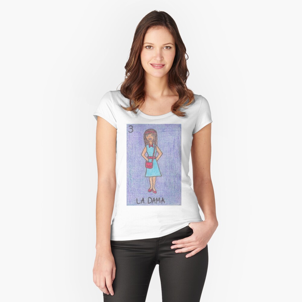 Item preview, Fitted Scoop T-Shirt designed and sold by d33universe.