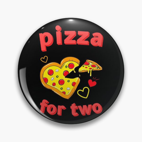 Item preview, Pizza For Two – Cute Saint Valentines Gift For Foodie Couple's Date designed and sold by The Green Corner.
