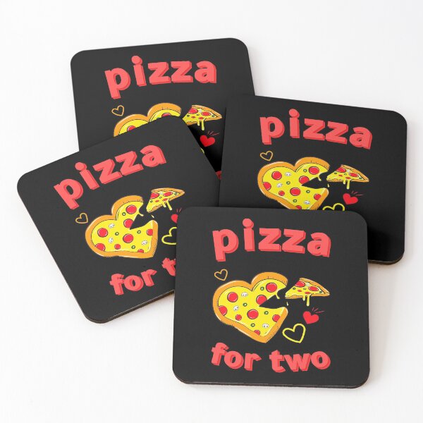 Item preview, Pizza For Two – Cute Saint Valentines Gift For Foodie Couple's Date designed and sold by The Green Corner.