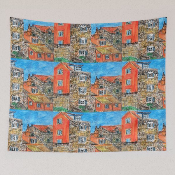Item preview, A DETAIL FROM SPLIT CITY, AQUARELLE designed and sold by IvanaKada.