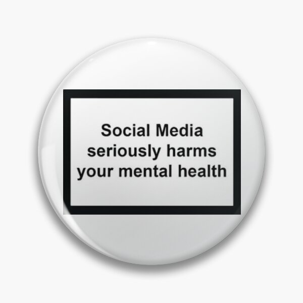 Item preview, Social Media seriously harms your mental health designed and sold by milliedenton-20.