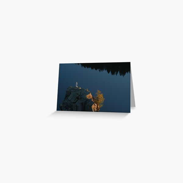 Le rocher Hans et le lac blanc Carte de vœux
