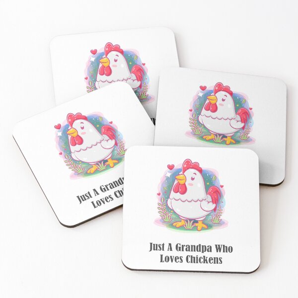 Item preview, Just A Grandpa Who Loves Chickens designed and sold by chulitad.