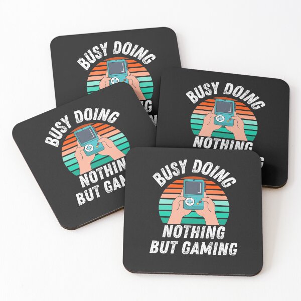 Item preview, Busy Doing Nothing but Gaming Funny Hand Held Gamer Novelty Gift designed and sold by Marathon-Runner.