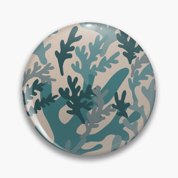 Item preview, Seaweed intertidal pattern off white and blue designed and sold by Squiddllr.
