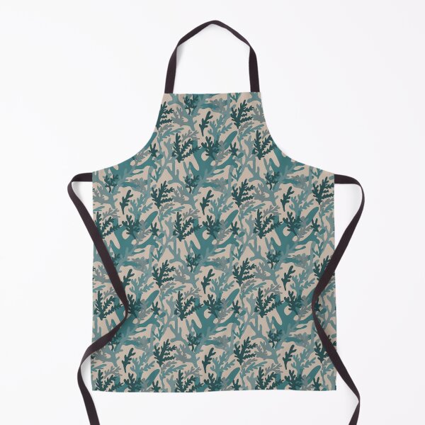 Item preview, Seaweed intertidal pattern off white and blue designed and sold by Squiddllr.