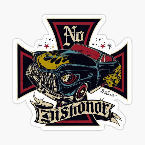 NO DISHONOR Sticker