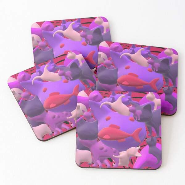 Item preview, cats in a cradle of fish designed and sold by dmakoy.