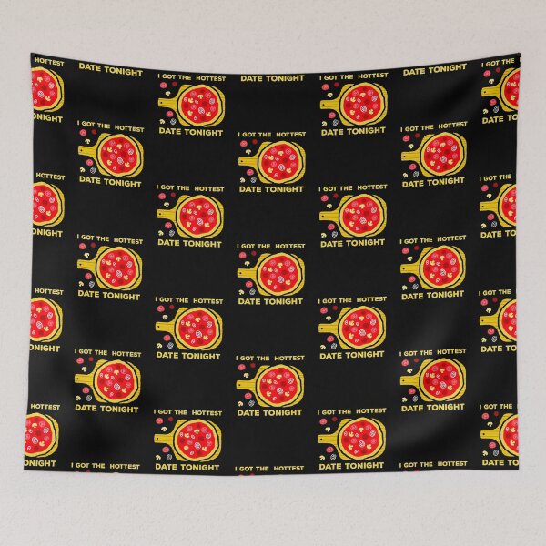 Item preview, I Got The Hottest Date Tonight – Funny Valentines Day Love For Pizza Night designed and sold by The Green Corner.
