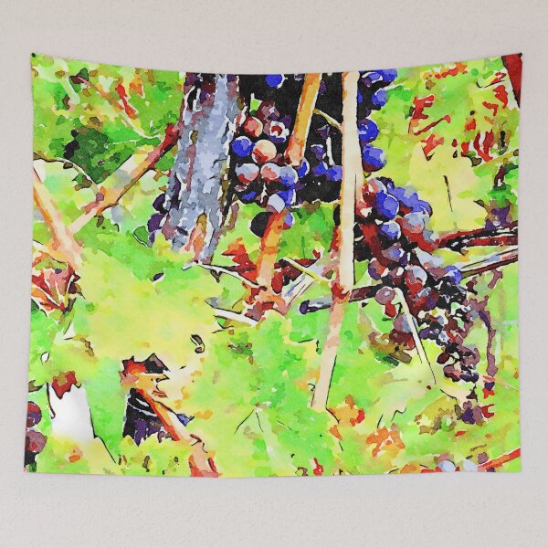 Item preview, Hortus Conclusus: bunches of black grapes designed and sold by Giuseppe Cocco.