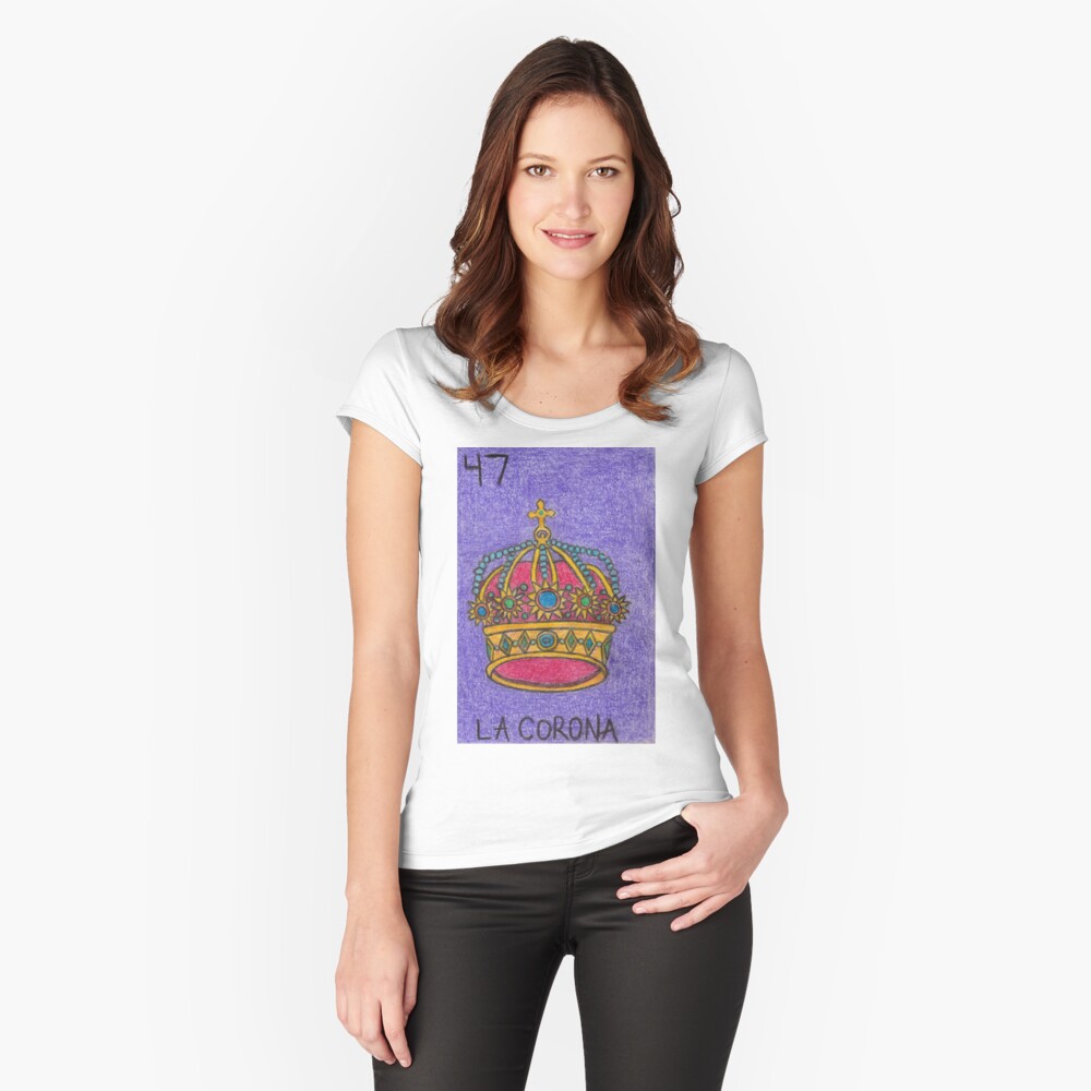 Item preview, Fitted Scoop T-Shirt designed and sold by d33universe.