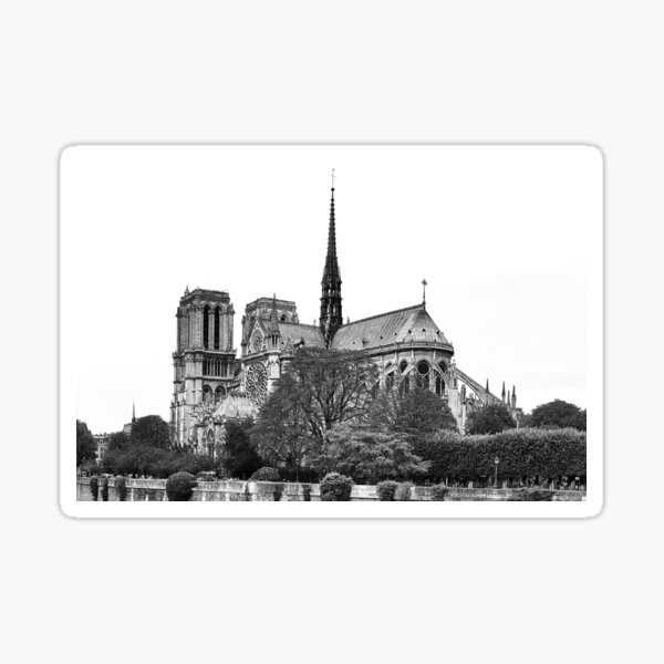 Paris - Cathédrale de Notre Dame Sticker