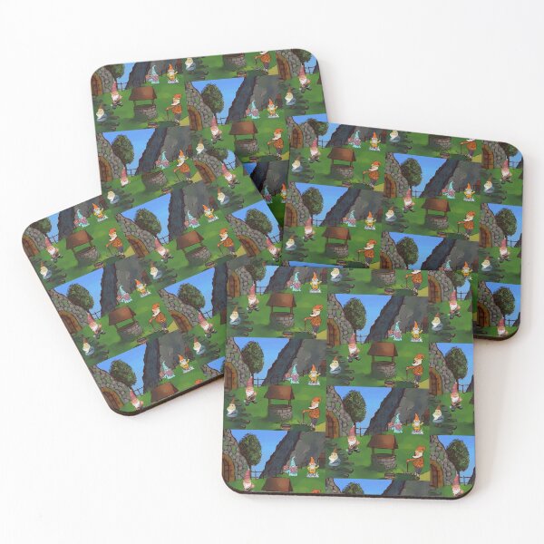 Item preview, Happy Working Gnomes in Their Garden designed and sold by WildingClan.