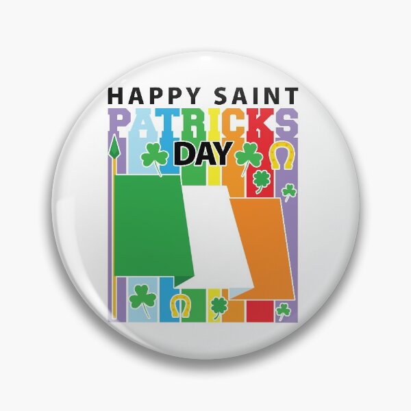 Item preview, Happy Saint Patrick's Day Ireland Flag designed and sold by GravitiTees.