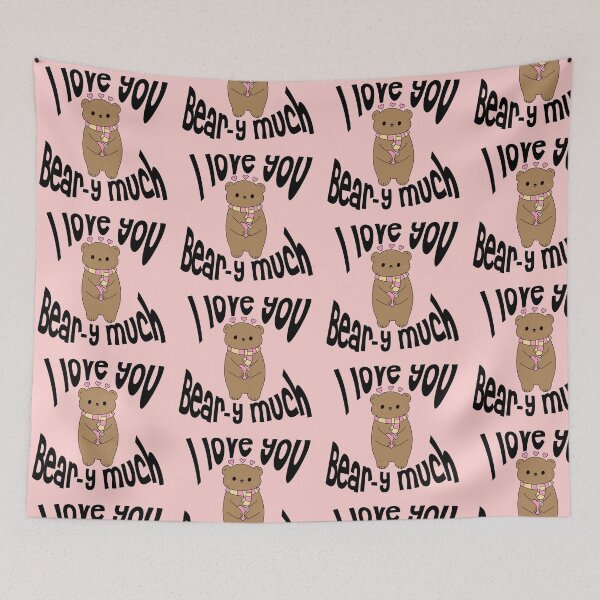Item preview, I Love You Bear-y Much designed and sold by stickersbylaurt.